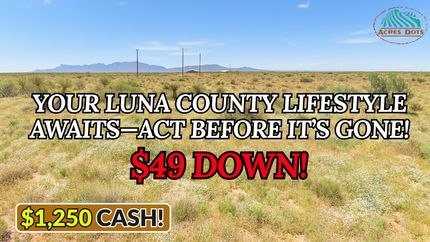 Homesite for sale in Luna County, New Mexico