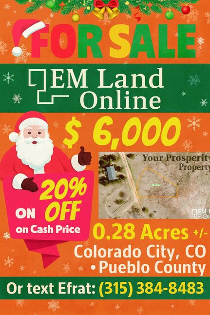Land for sale in Pueblo County, Colorado