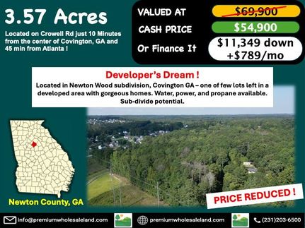 Land for sale in Newton County, Georgia
