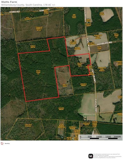 Undeveloped Land for sale in Williamsburg County, South Carolina