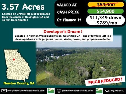 Land for sale in Newton County, Georgia
