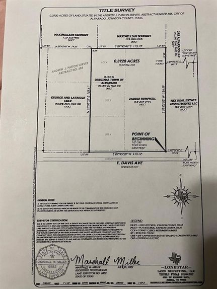 Land for sale in Johnson County, Texas