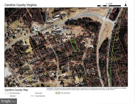 Land for sale in Caroline County, Virginia