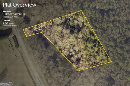 Homesite for sale in Stephens County, Georgia