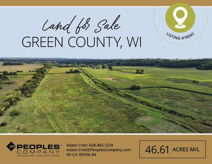 Land for sale in Green County, Wisconsin