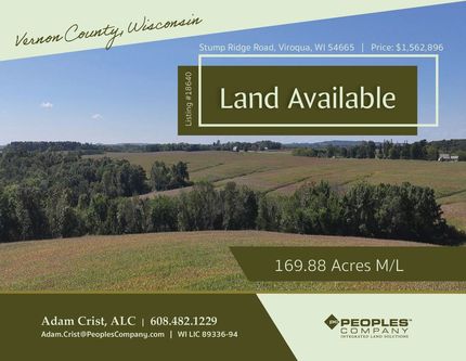 Land for sale in Vernon County, Wisconsin