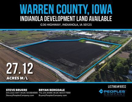 Land for sale in Warren County, Iowa