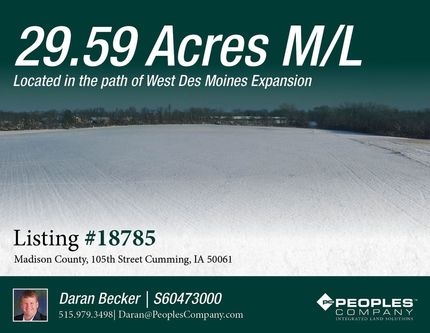 Land for sale in Madison County, Iowa