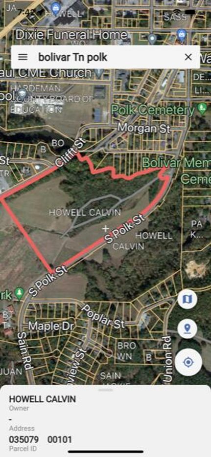 Land for sale in Hardeman County, Tennessee