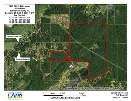 Land for sale in Jefferson County, Alabama