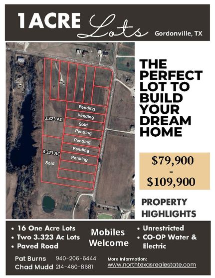 Land for sale in Grayson County, Texas