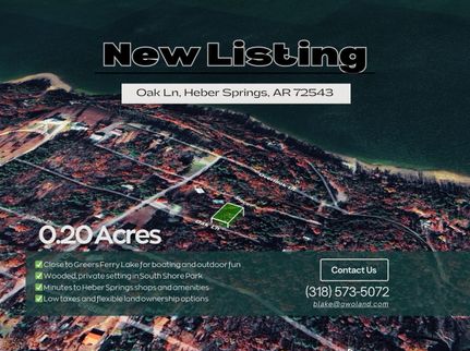 Land for sale in Cleburne County, Arkansas