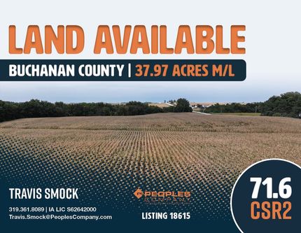 Land for sale in Buchanan County, Iowa