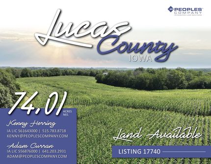 Land for sale in Lucas County, Iowa