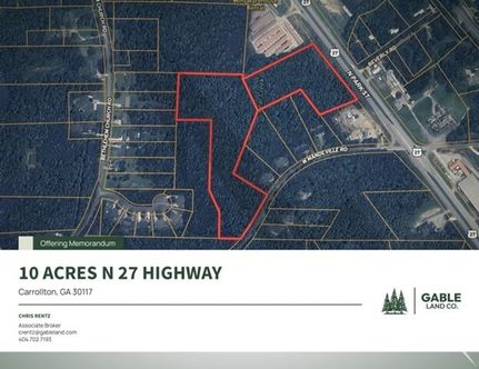 Land for sale in Carroll County, Georgia