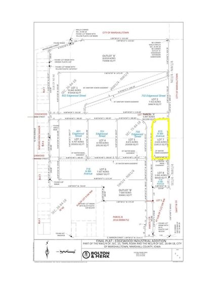 Land for sale in Marshall County, Iowa