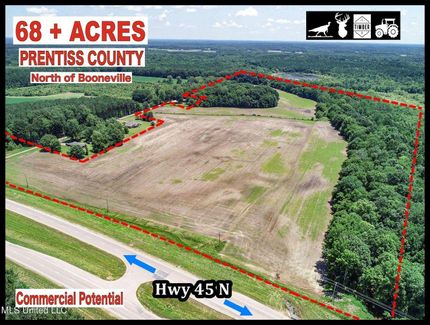 Land for sale in Prentiss County, Mississippi