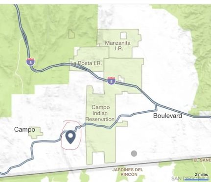 Land for sale in San Diego County, California