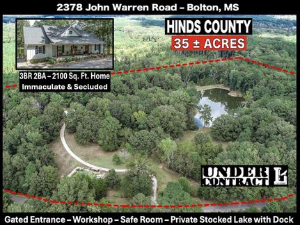Lakefront Property for sale in Hinds County, Mississippi