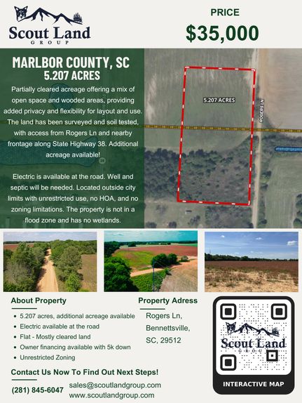 Recreational Property for sale in Marlboro County, South Carolina
