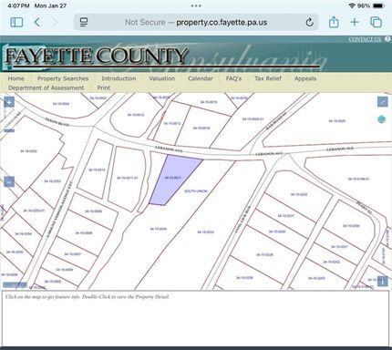 Land for sale in Fayette County, Pennsylvania