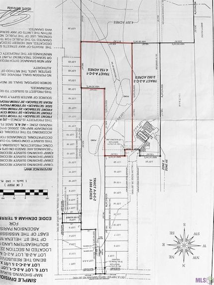 Homesite for sale in Ascension Parish, Louisiana