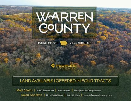 Land for sale in Warren County, Iowa