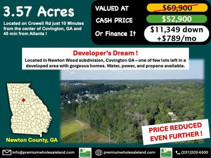 Land for sale in Newton County, Georgia