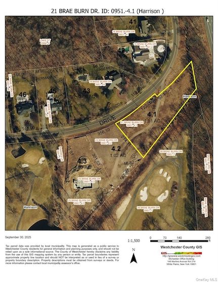 Homesite for sale in Westchester County, New York