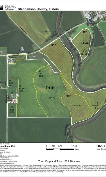 Land for sale in Stephenson County, Illinois