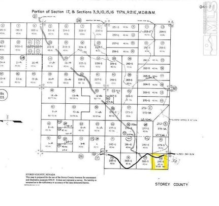 Land for sale in Lyon County, Nevada