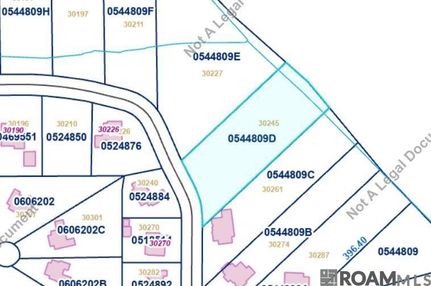 Homesite for sale in Livingston Parish, Louisiana