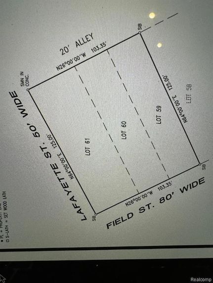 Land for sale in Wayne County, Michigan
