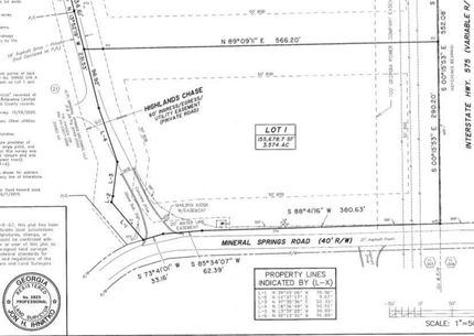 Homesite for sale in Cherokee County, Georgia