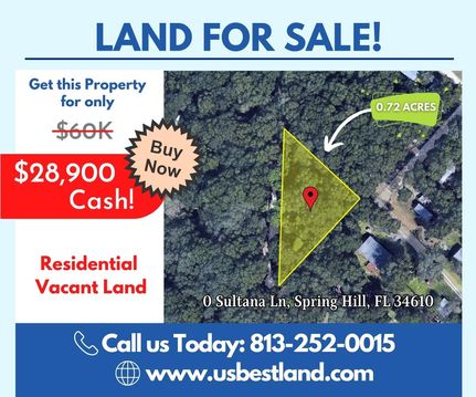 Land for sale in Pasco County, Florida