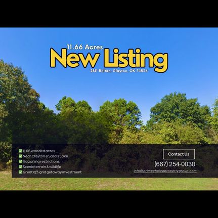 Recreational Property for sale in Pushmataha County, Oklahoma