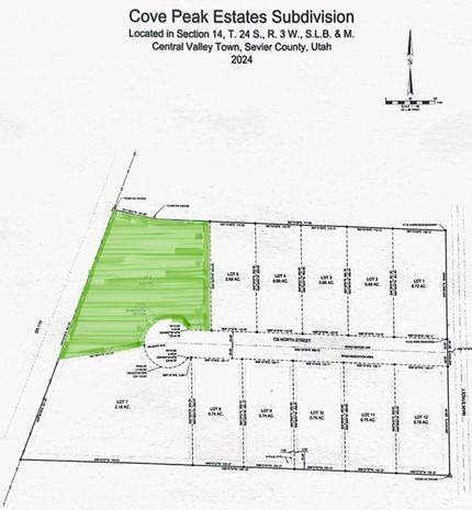 Homesite for sale in Sevier County, Utah