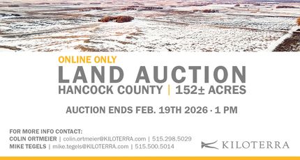 Farm and Ranch for sale in Hancock County, Iowa