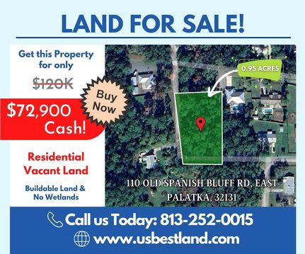 Land for sale in Putnam County, Florida