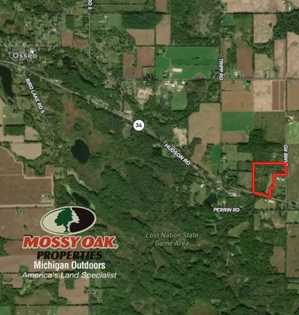 Land for sale in Hillsdale County, Michigan