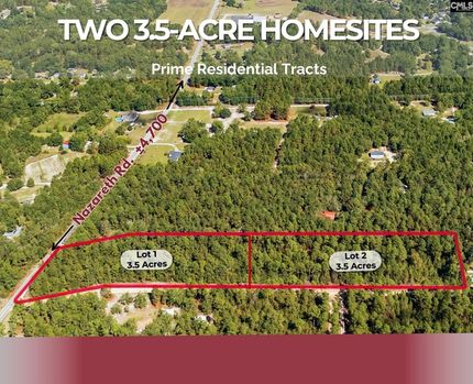 Land for sale in Lexington County, South Carolina
