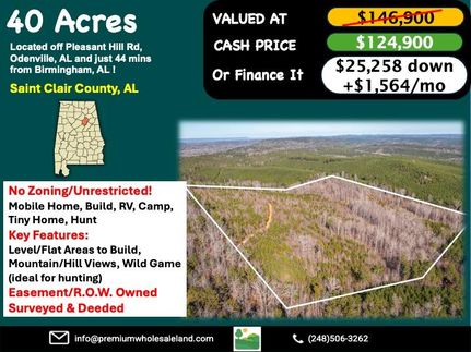 Farm and Ranch for sale in Saint Clair County, Alabama