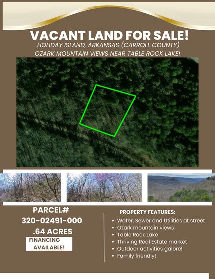 Homesite for sale in Carroll County, Arkansas
