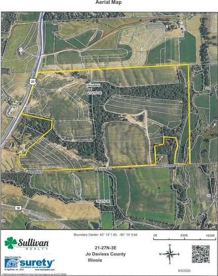 Undeveloped Land for sale in Jo Daviess County, Illinois