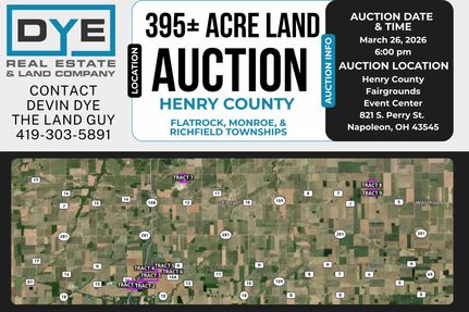 Land for sale in Henry County, Ohio