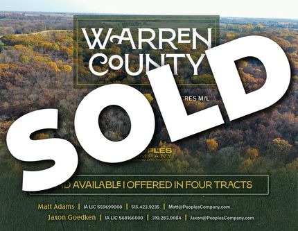 Land for sale in Warren County, Iowa