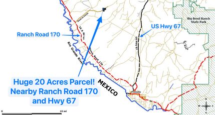 Land for sale in Presidio County, Texas