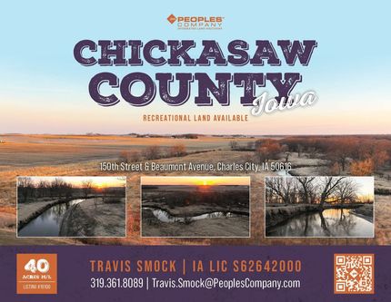 Farm and Ranch for sale in Chickasaw County, Iowa