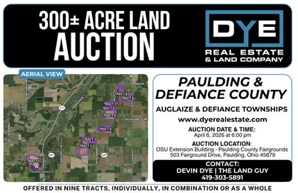 Farm and Ranch for sale in Paulding County, Ohio