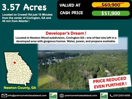 Land for sale in Newton County, Georgia
